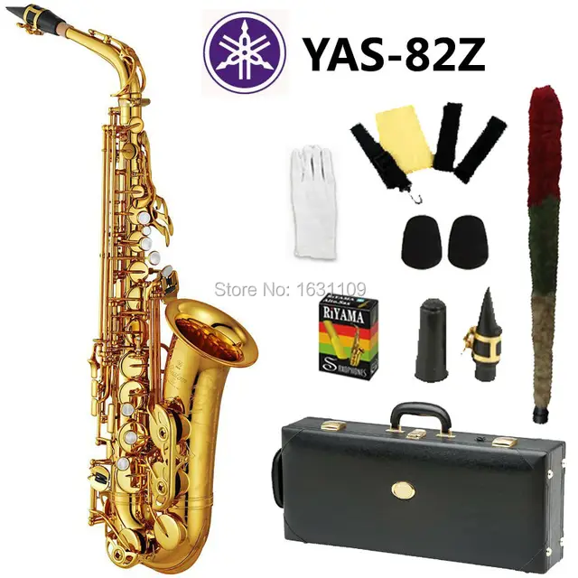 Cheap Promotions New High Quality Brand Alto Saxophone 82Z Gold Professional E Sax mouthpiece With Case and Accessories