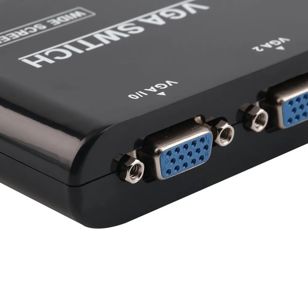 Ручной переключатель kebidumei 2 в 1 VGA/SVGA Селекторный мини порта блок VGA для ЖК ПК|vga