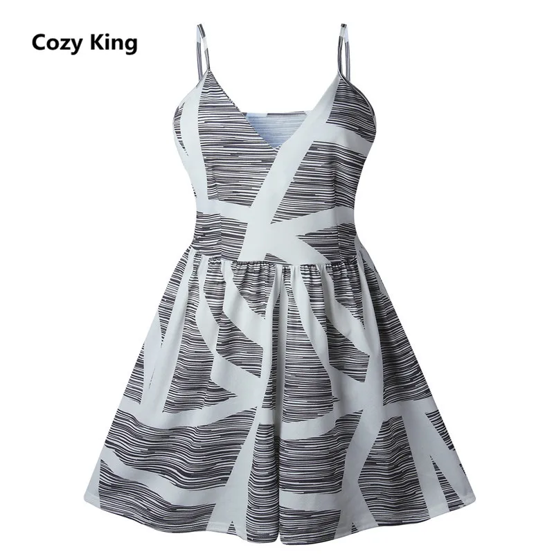 Cozy King jumpsuits for women 2018 hot new summer casual fashion loose popular printing bare shoulder sexy sling jumpsuit short Jumpsuits and Playsuits