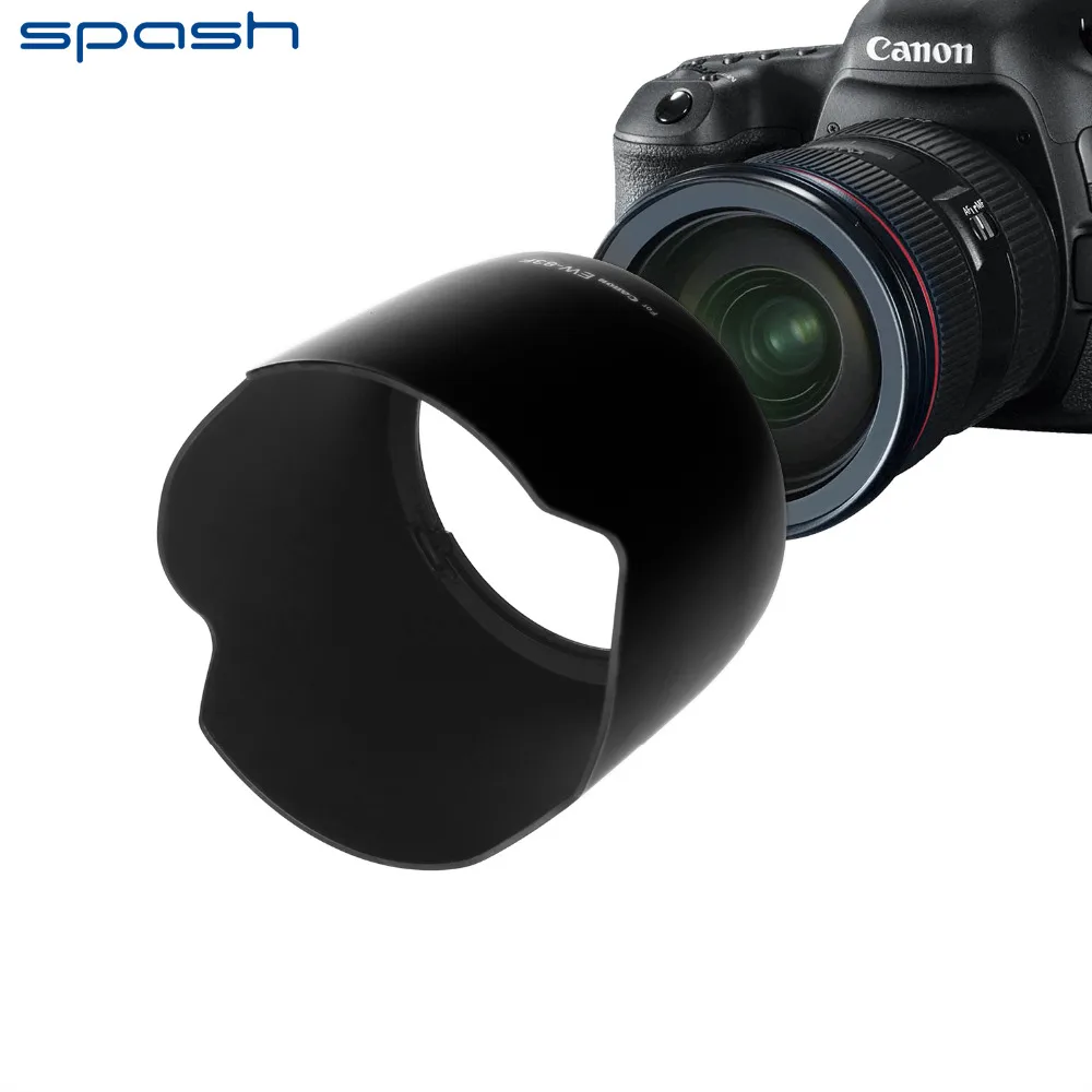 Spash New EW 83F Lens Hood for Canon 24 70 f/2.8L USM Lens with 2pcs