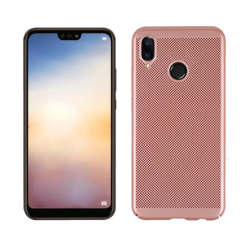 Portefeuille Cooling Ultra Thin Heat dissipation Phone Case For Huawei P20 Lite Shockproof Back Cover Hard PC Plastic Shell Case04