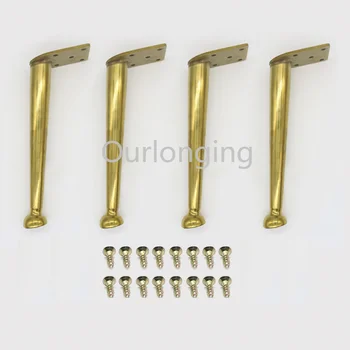 

4PCS 200x80mm Metal Furniture Legs Table Cabinet Golden Furniture Feet