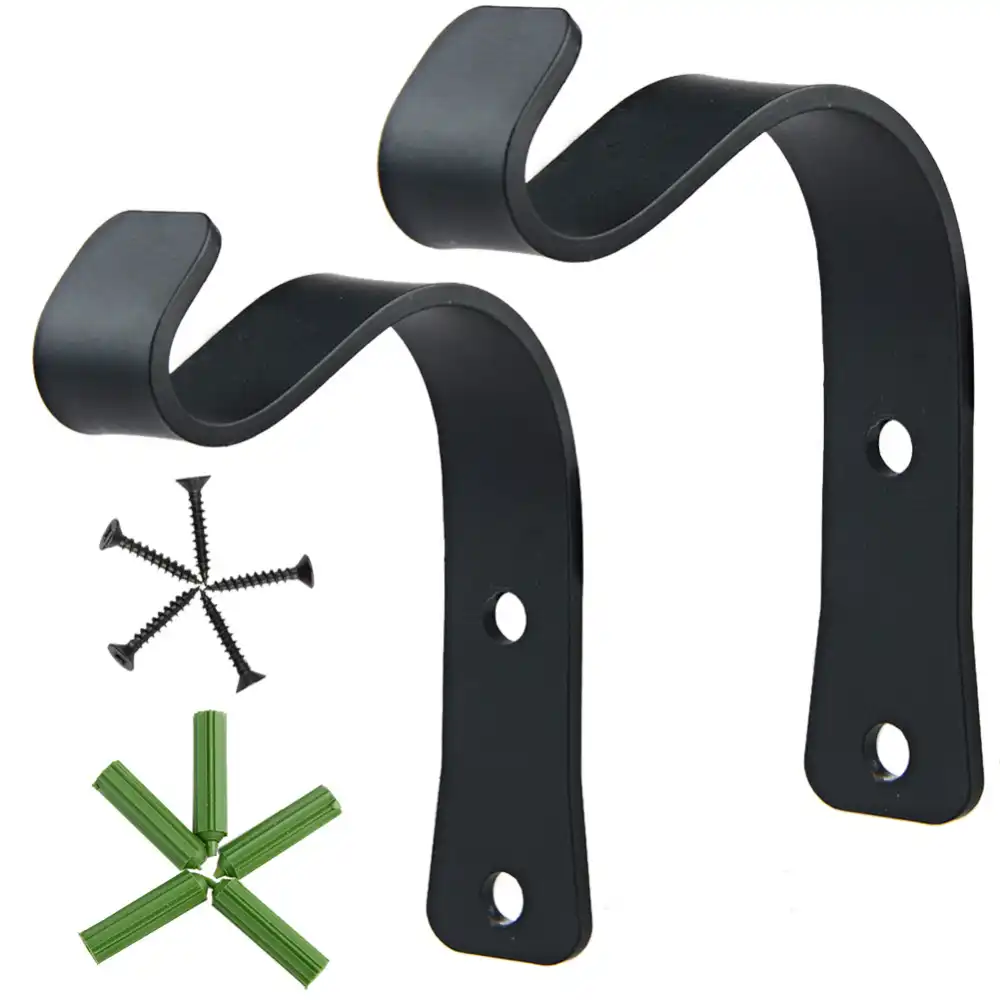2 Piezas De Pared De Hierro Ganchos De Suspension De Planta