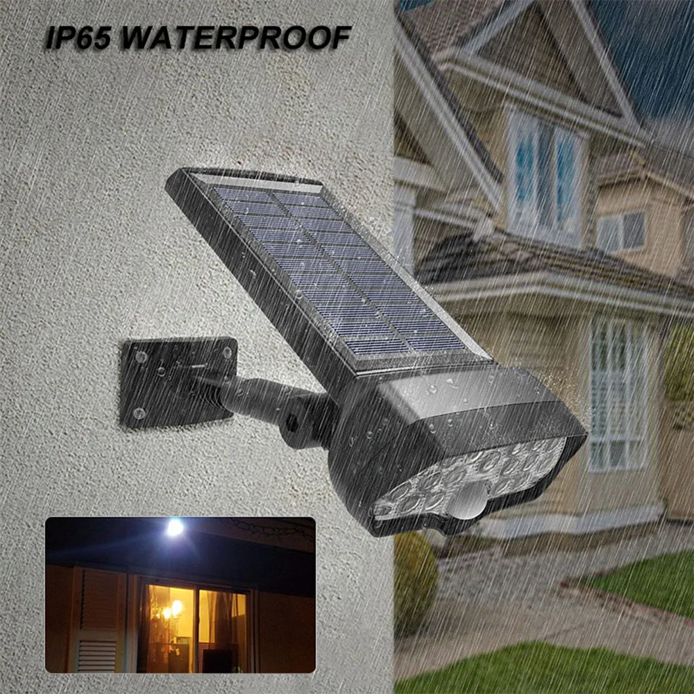 

Shark Lawn Lights Solar Lamp IP65 Waterproof Solar Power Spotlights LED Path Wall Lamps Outdoor Garden Light PIR Motion Sensor