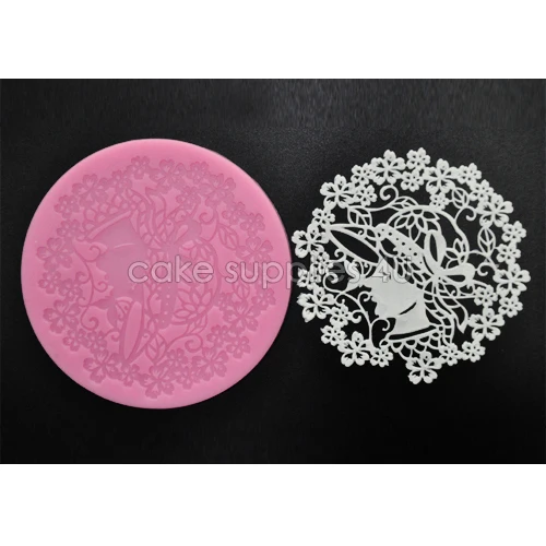 Sweet lace sugar paste silicone mat cake lace mat cake border design