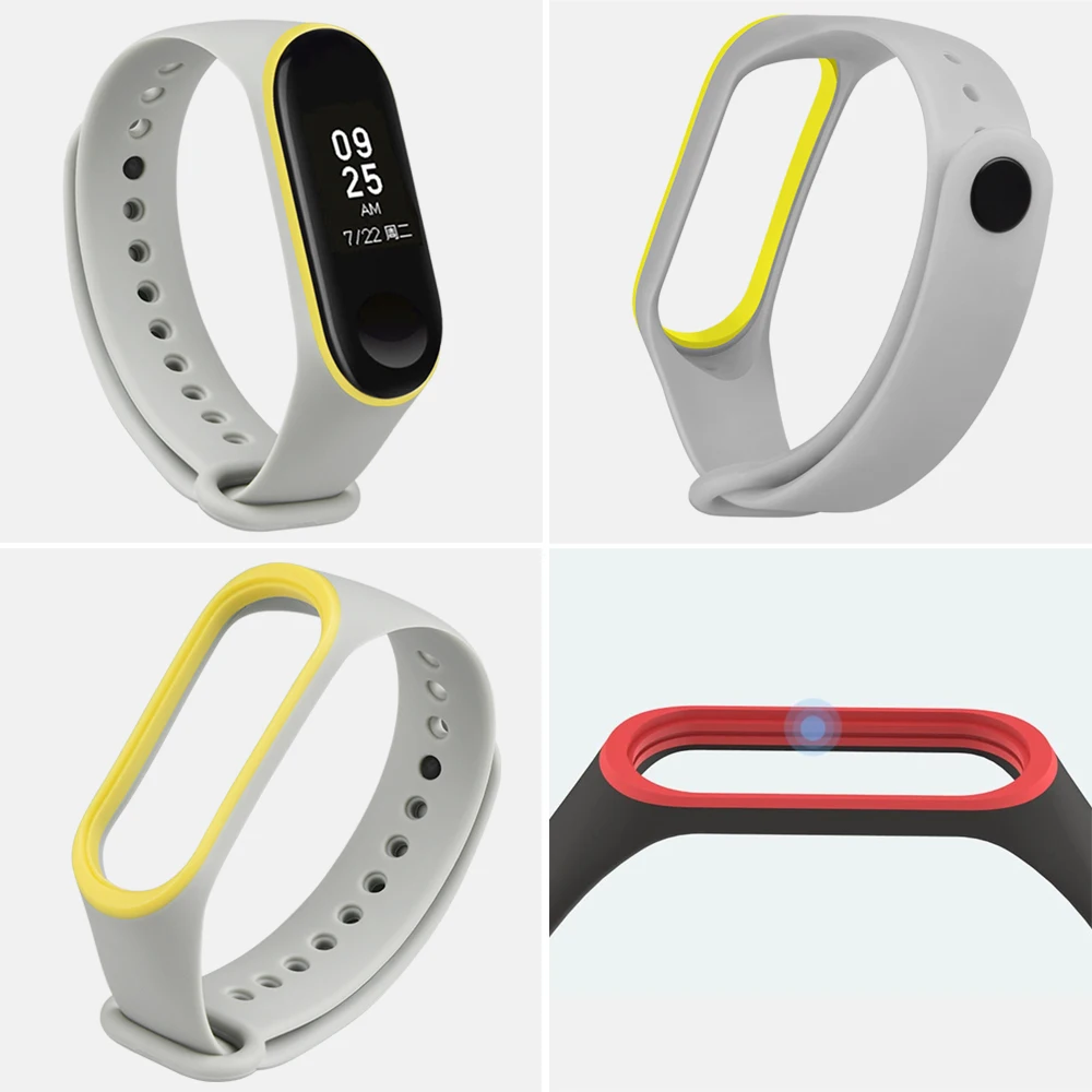 Xio mi Band 4 mi Band 4 Band 4 силиконовый ремешок+ мягкая пленка защитная пленка для экрана цветные Ремни Аксессуары для Xiaomi mi Band 4