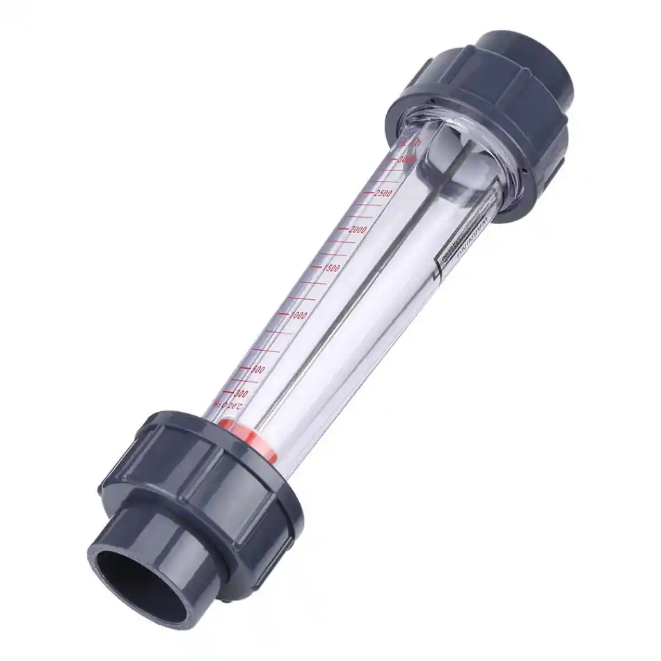 LZS 25 Flow Meter Plastic Tube Type 300 3000L/H Water Rotameter Liquid