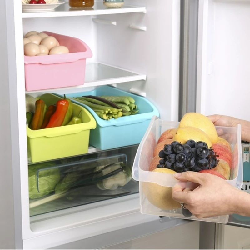 HIFUAR пластиковый холодильник коробка для хранения/большой емкости кухонные инструменты для хранения творческая пища красочный ящик для хранения для дома