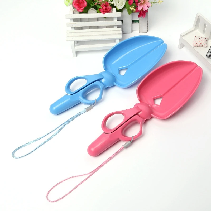 Pet Cleaning Products Dog Cat Poop Pick Up Scissors Shape Tools Small ...