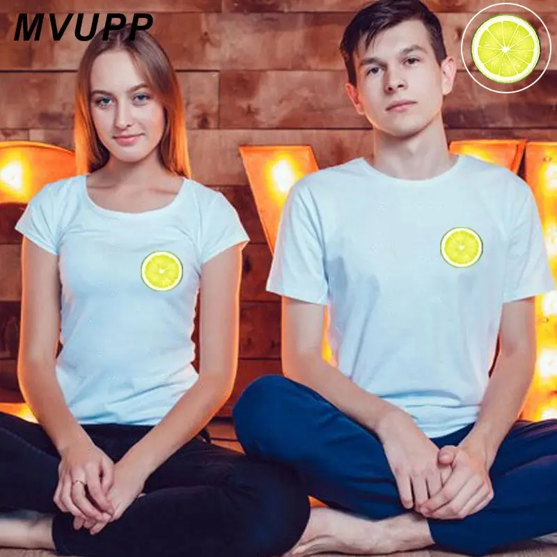 

Lemom funny clothes for couple t shirt husband and wife matching outfits men women femme korean 2019 casaul print family friends