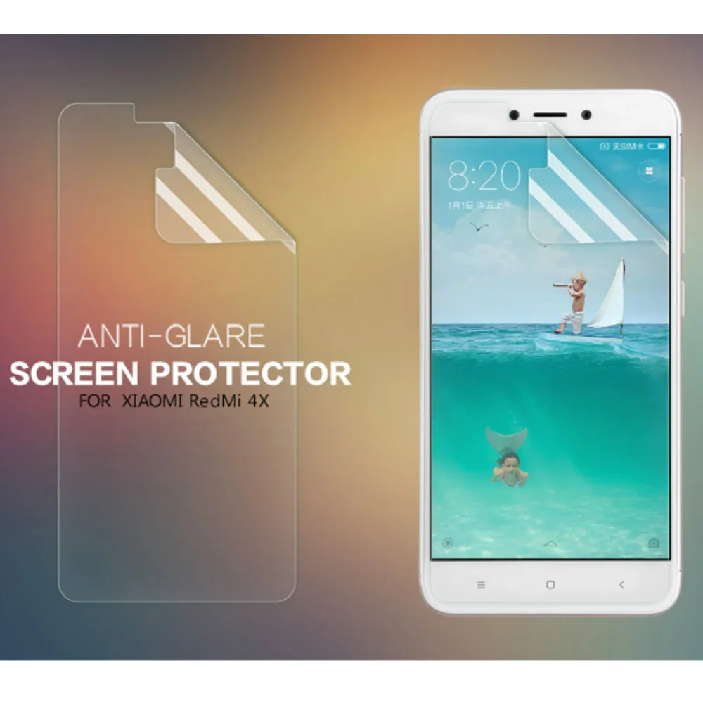 Xiaomi Redmi 4X Защитная пленка для экрана NILLKIN матовая устойчивая к царапинам Защитная пленка& кристально прозрачная hd-пленка посылка