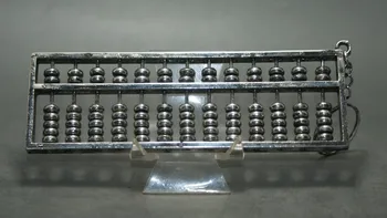 

Fine Chinese old Tibetan silver Carving Old type Abacus Classic handmade products Pendant