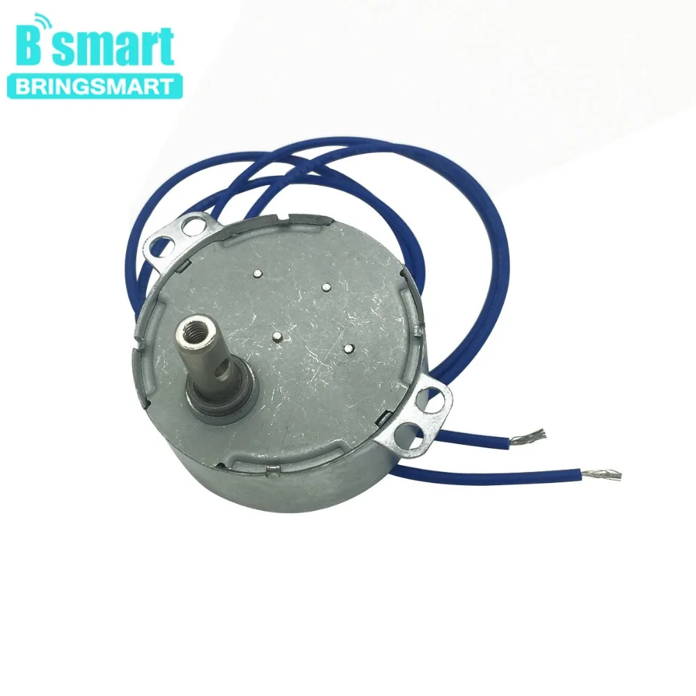Bringsmart 110V 220V AC Микро Синхронный Мотор 50Hz 60Hz Осциллирующий двигатель вентилятора