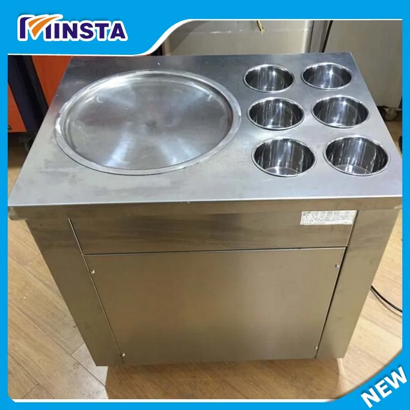Коммерческий 110 В/220 В США плагин жареные льда Таиланд ice roll machie машина для готовки мороженого для продажи