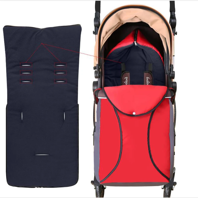 

Baby Stroller Sleeping Bag Winter Oxford Waterproof Thick Warm Sleepsacks Robe For Infant Wheelchair Envelopes For Newborns