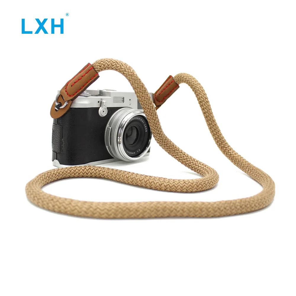 LXH винтажный холщовый ремешок для Фотоаппарата Sony Nikon Leica Canon Fujifilm X100F зеркальная