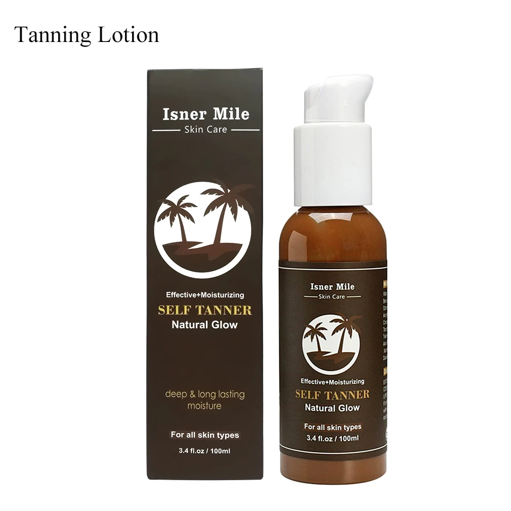 

High Quality Tanning Lotion 100ml Help to Stay Fashion Bronzer Skin Self Tanner Sunbathing Skin Care Oil Tanning Cream