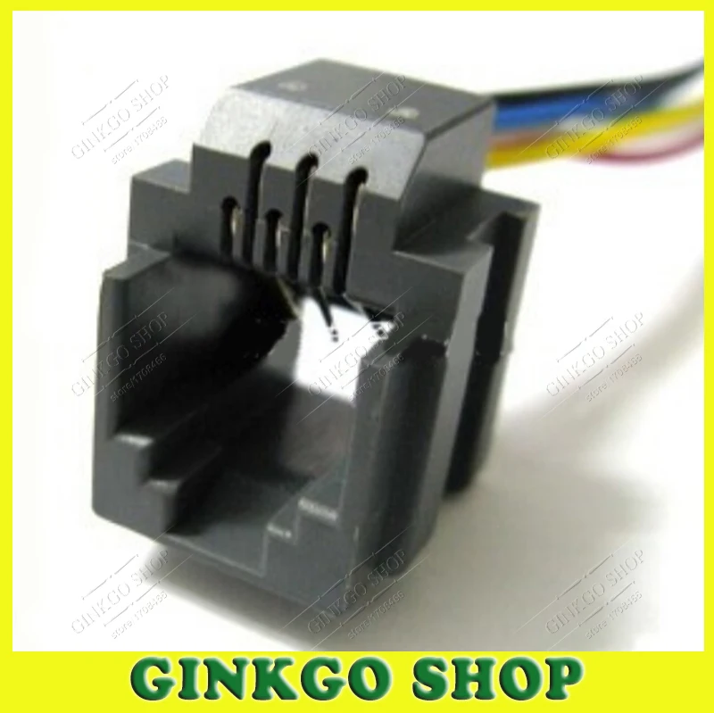 

20pcs/lot 6P6C Telephone Outlet Crystal Head Female RJ11 PCB Socket Jack Telephone Adaptors Connectors 623K-6P6C Phone Port