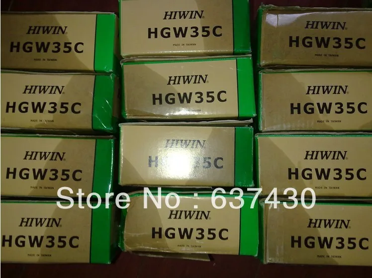 100% оригинальные HIWIN линейные перевозки/блок HGW45HC подшипники блока|linear guide way|hiwin