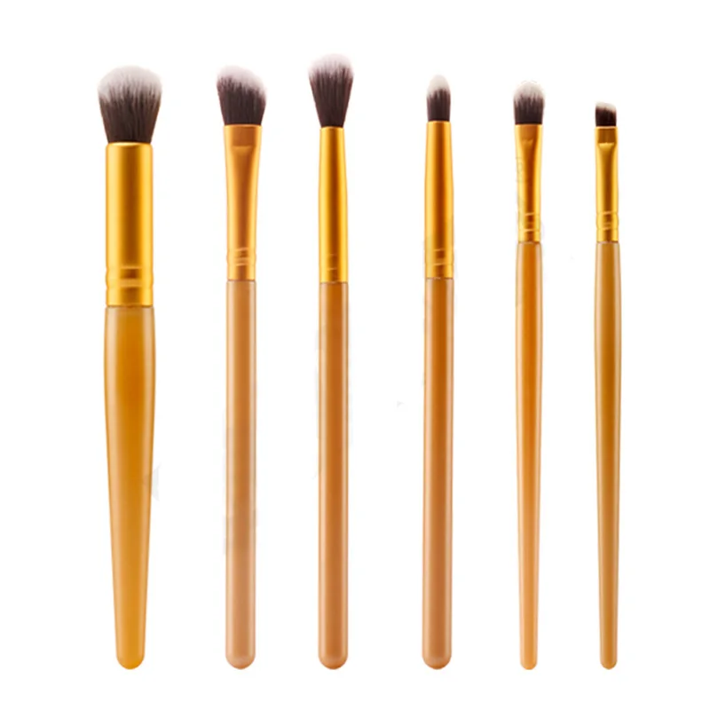 6pcs Makeup Pencil Brushes Set for Powder Foundation Eyeshadow Eyeliner