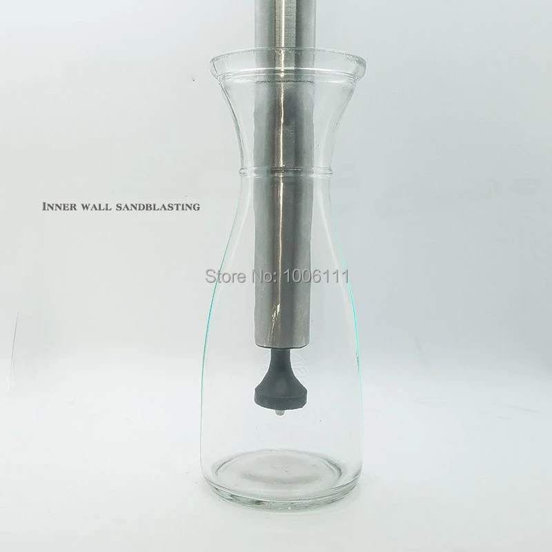 

360-degree inner wall sand blasting gun with boron carbide nozzle length 200/400mm