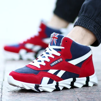 

Vogue Vogue Men Slip-on Fashion Casual Shoes Comfortable Sneakers High Quality Male Plush Sapatilhas Winter Cheap Adult Shoes
