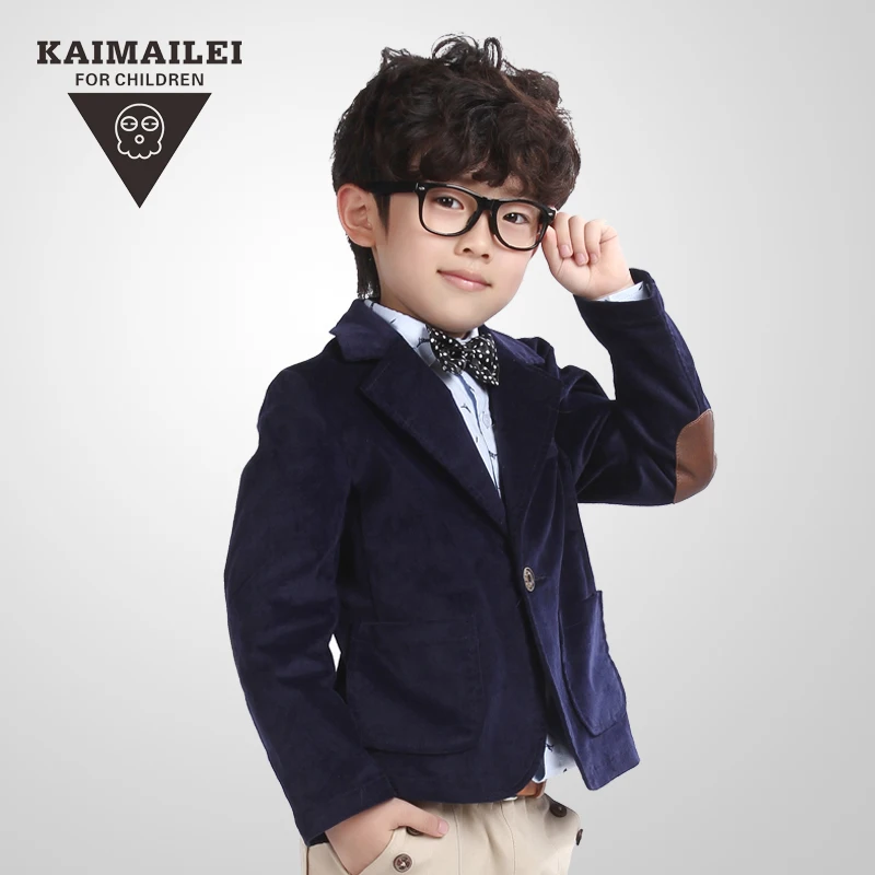free shipping 2015 new baby boys 2Y 12Y autumn casual blazers jacket