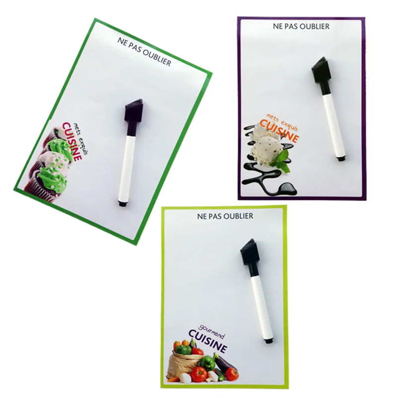 cuisine printed Dry Erase Flexible Whiteboard/Message board