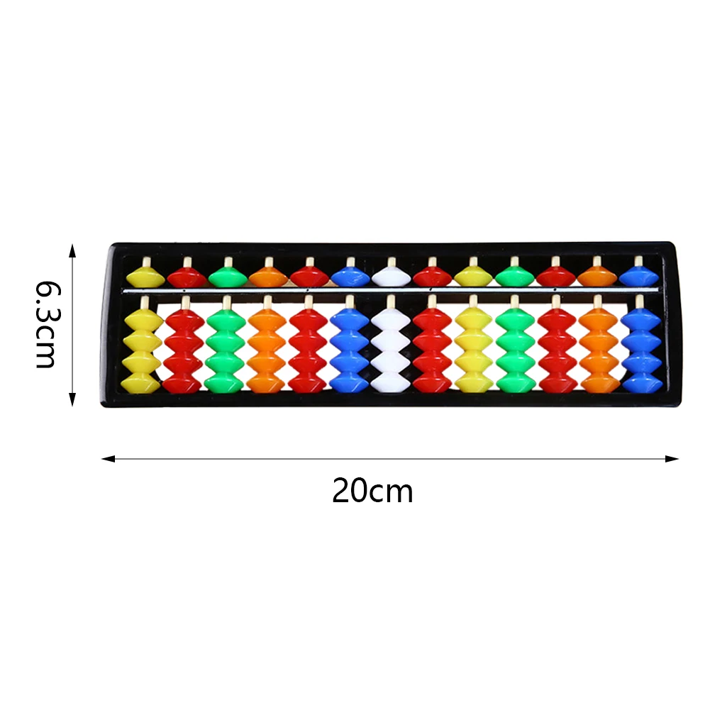 Бусины ABS расчетный инструмент красочный подарок математические игрушки арифметика 13 СТЕРЖНЕЙ унисекс студенческие дети развивающие Дети Абакус соробан