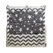 Кроватки Постельное белье игрушка пеленки карман хлопок высокого качества детская кроватка висит сумка для хранения кроватки Организатор 58*50 см