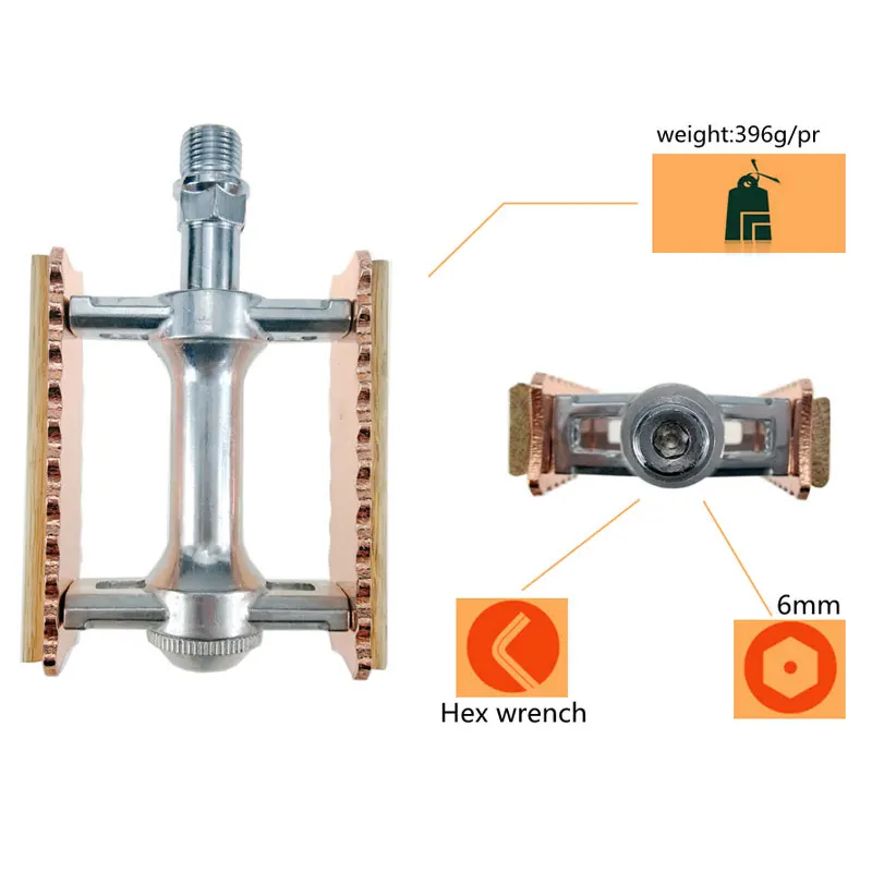 Ретро велосипедные педали с фиксированной передачей, складные велосипедные педали, велосипедные части