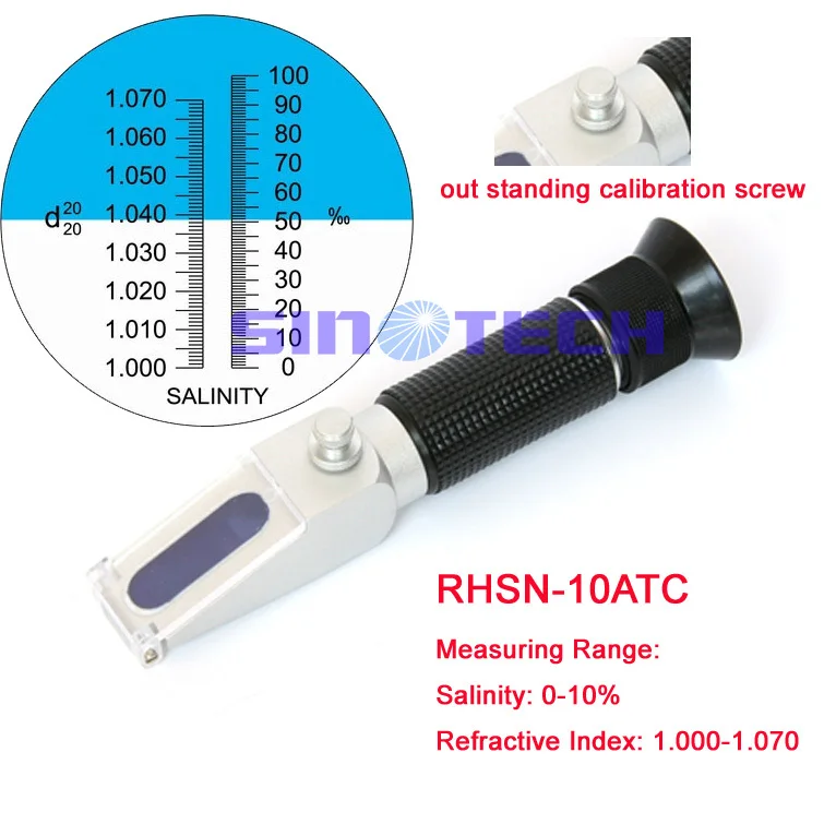 Hand held Salinity 0 10 (0 100ppt) brine aquarium 1.000 1.070sg