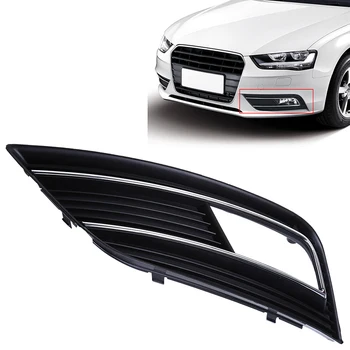 

Car Style Front Bumper Lower Grille Racing Grill Left Fog Light Cover Fit For Audi A4 B8 2012-2015 facelift Auto Car Accessories