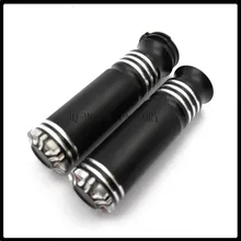 Мотоциклетные рукоятки Ручка черный CNC " 25 мм Руль рукоятки подходят для Harley Sportster Touring Dyna Softail на заказ