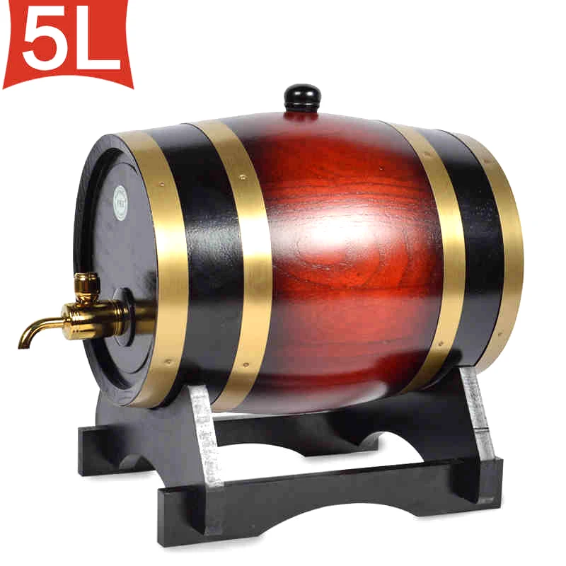 5L винный дуб Высококачественная декоративная бочка бочонок ведро для отеля