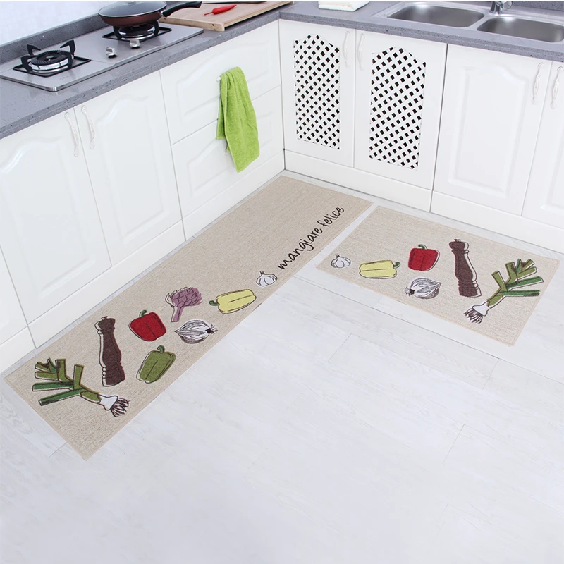 Carvapet 2 Piece Kitchen Mat No Rubber Backing Doormat Runner Rug Set Vegetables Design Mat Mat Kitchen Runner Matrunner Mat Aliexpress
