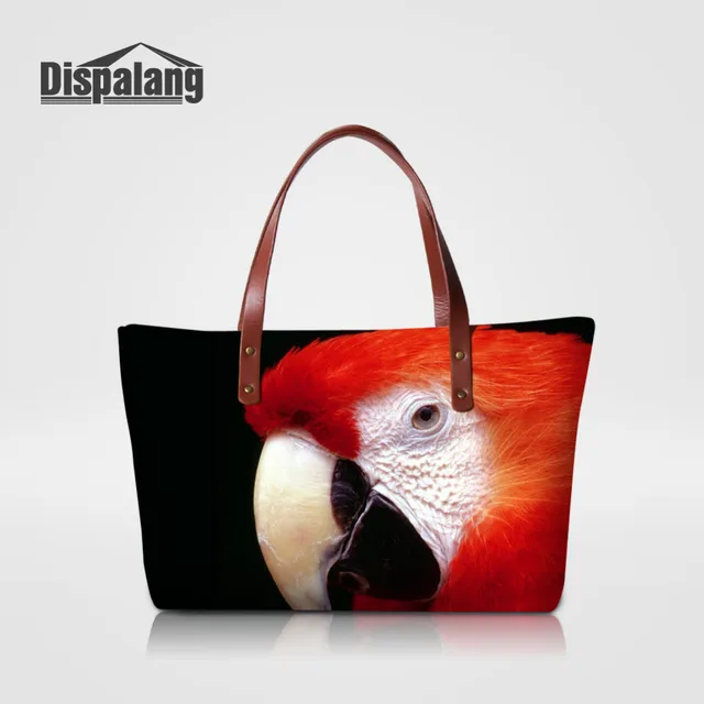 Dispalang Women Handbags Parrot Animal Print Shoulder Bag Casual Dispalang Women Handbags Parrot Animal Print Shoulder Bag Casual Tote Female Messenger High Quality