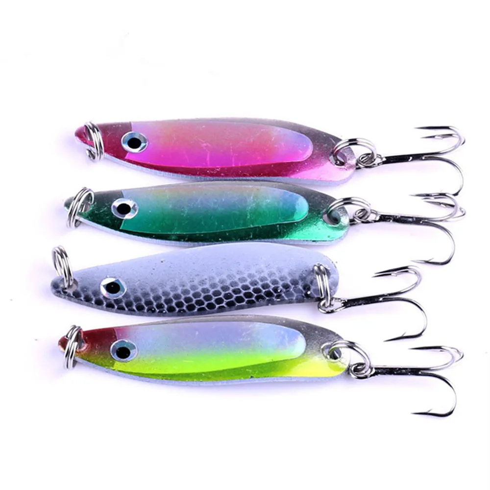 

1 PcsHigh Quality 5cm/6.5g Metal Sequined Spoon Lure Fishing Baits Sea Lures Tool For Wobblers Spinner Carp Fishing Gear