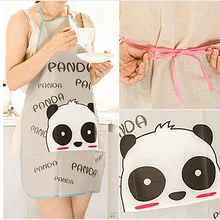 Женский водонепроницаемый мультяшный кухонный кулинарный нагрудник фартук 70 80