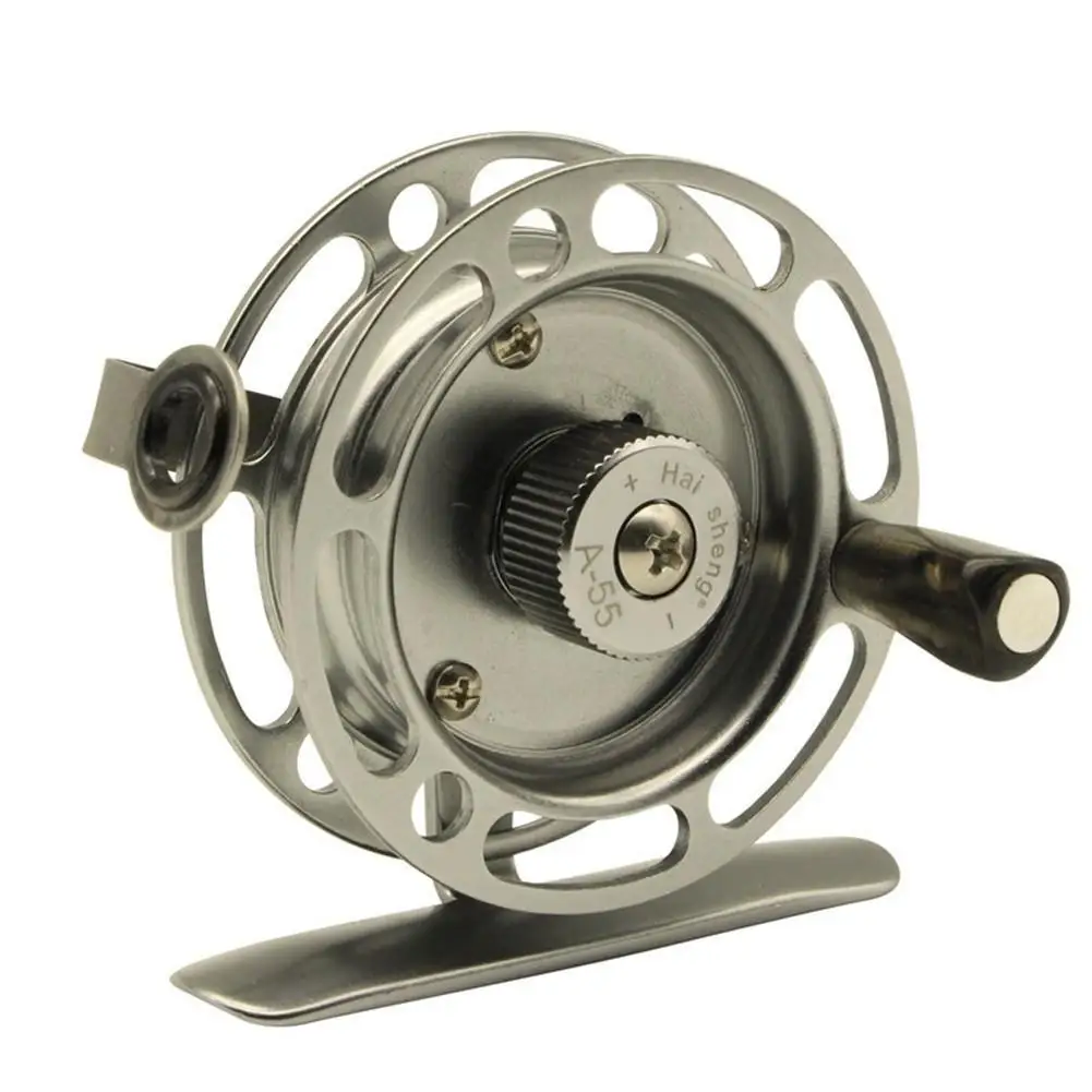 LumiParty Ice Fishing Reels Right Handed Aluminum Alloy Smooth Rock