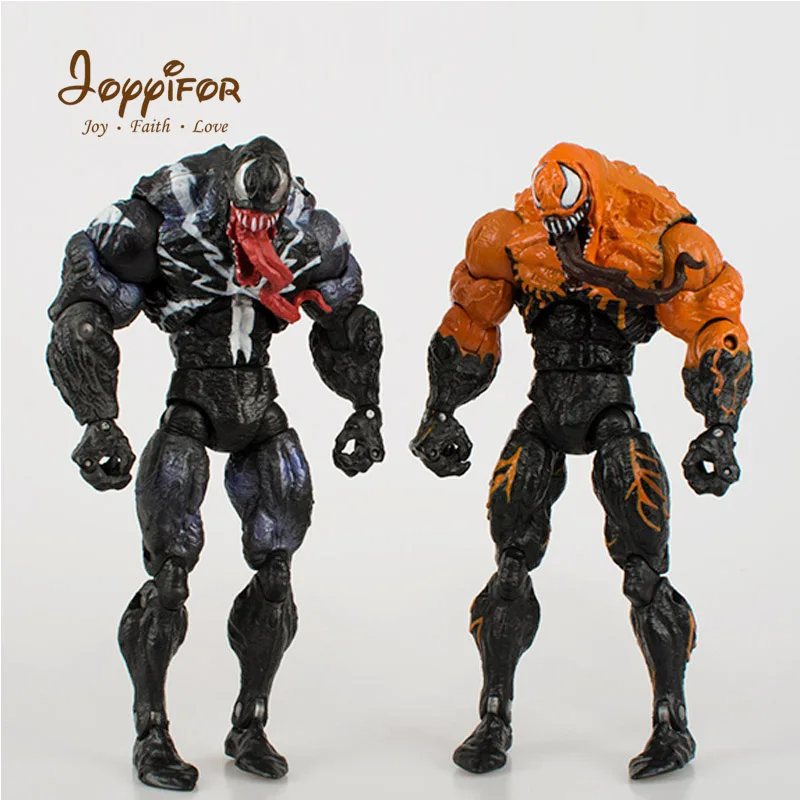 Joyifor новая популярная Оригинальная фигурка Marvel Spider Man Venom ПВХ Коллекционная кукла модель игрушки 7 дюймов 18 см для друзей