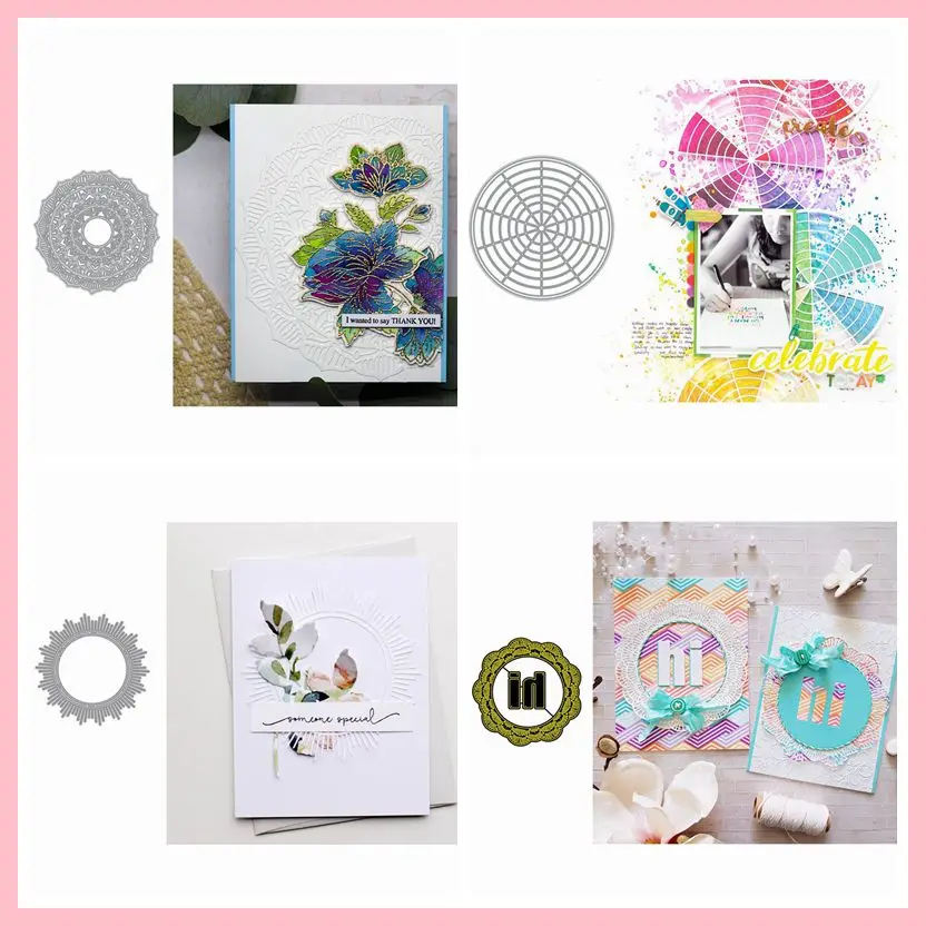 

Turntable Circle Hi Metal Cutting Dies Scrapbooking DIY Card Album Embossing Template Stencil Crafts New Dies For 2019