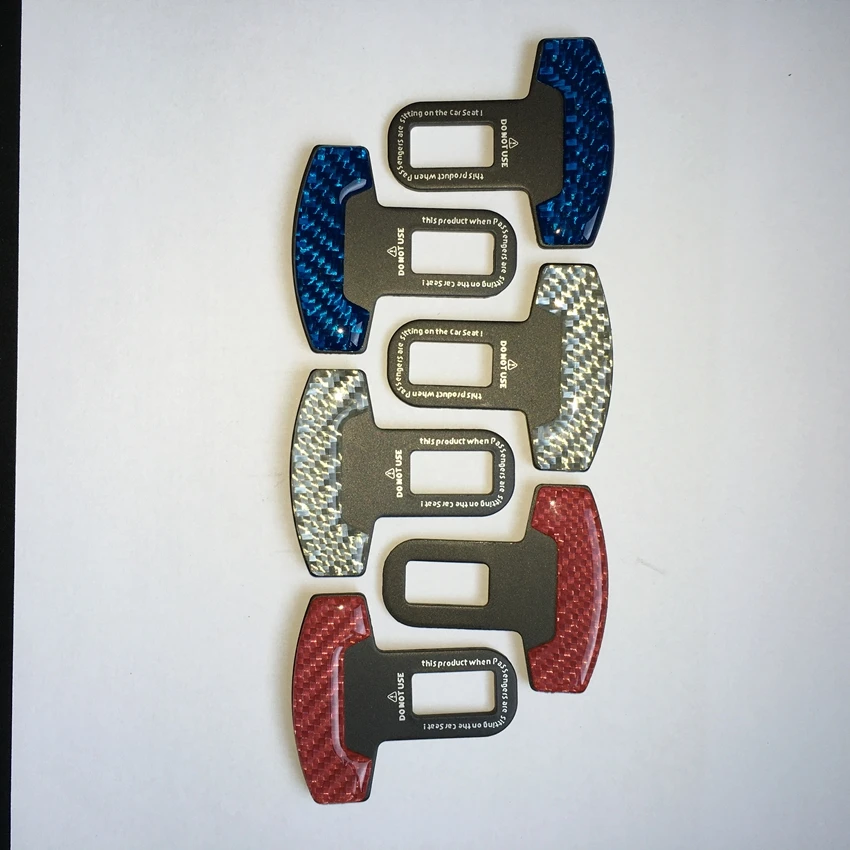 Universal Car Seat Safety Belt Buckle Stopper Clips Clamp Adjuster