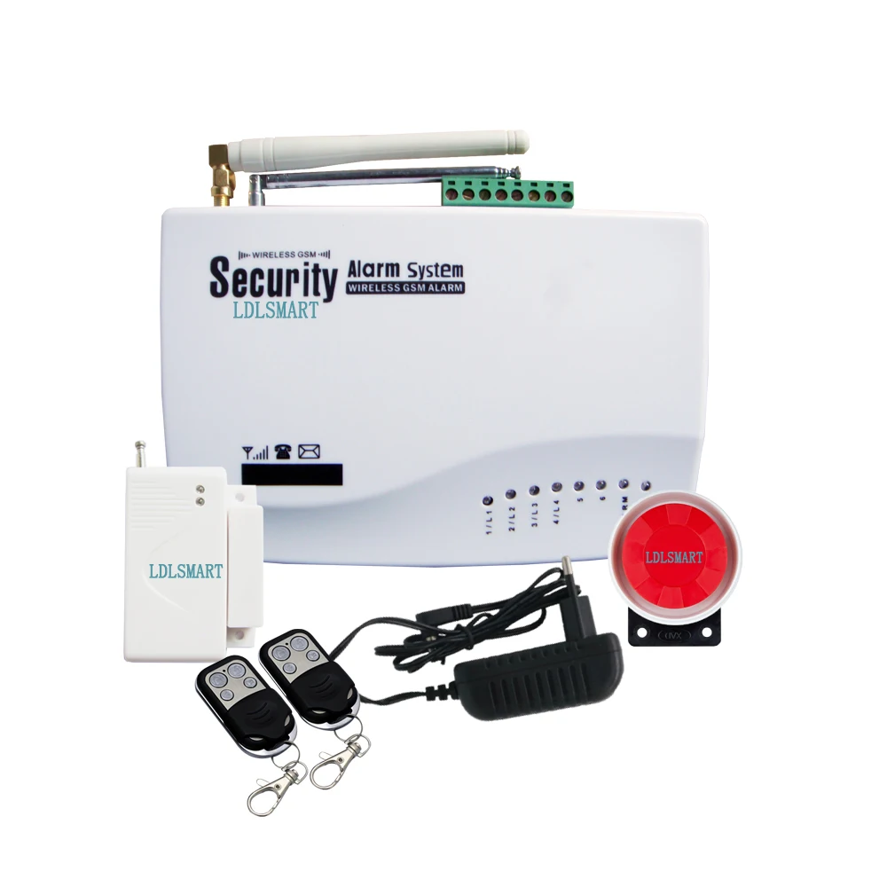 

10 Defense Zones Russia Voice SMS Home Alarm System Wireless GSM Alarm System