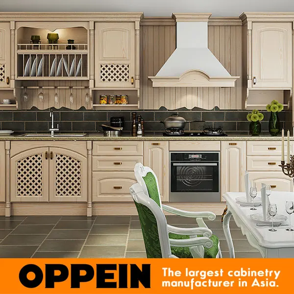 OPPEIN Grano De Madera Muebles de Madera Maciza Cocina Modular (OP12 ... OPPEIN Grano De Madera Muebles de Madera Maciza Cocina Modular (OP12 ...