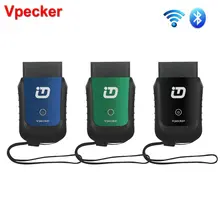 Последняя Версия Vpecker V9.0 Wi-Fi OBDII OBD2 Диагностический Интерфейс Функции X431 Idiag EasyDiag Сканер Штрих-Кода Автомобиля Диагностический Инструмент