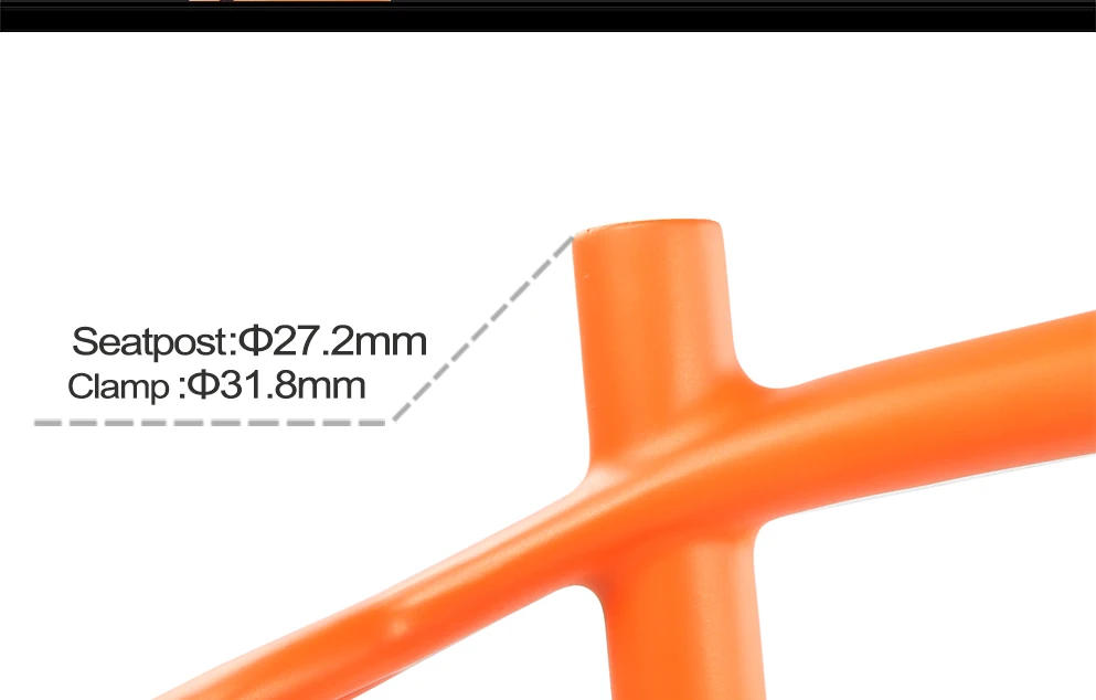 Clearance 29er Full carbon fiber mountain bike frame carbon MTB bicycle frame orange frameset BSA Disc brake frames orange S M L 13