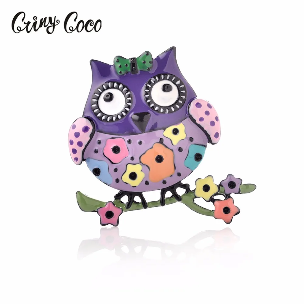 

Cring CoCo 4 Color Bird Brooch Pins Enamel Hard Metal Pins Up Animal Bird Lover Gifts Cute Jewelry Pins