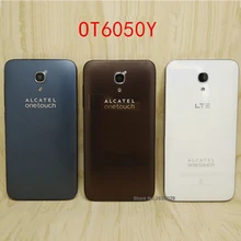 6050y Case Original Back Cover For Alcatel One Touch Idol 2S 6050 6050Y Back Door Case for Alcatel 6050y 5″Mobile Phone Bag Case