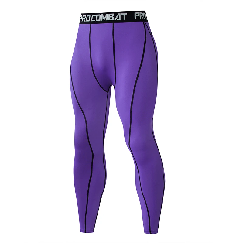 

Men's compression pants tights running sports basketball pants training sportswear high stretch pants fitness tight leggings